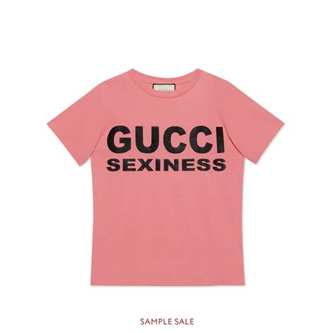 gucci sexiness t-shirt womens|Gucci shirt women's price.